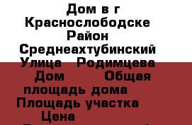 Дом в г.Краснослободске › Район ­ Среднеахтубинский › Улица ­ Родимцева › Дом ­ 24 › Общая площадь дома ­ 47 › Площадь участка ­ 4 › Цена ­ 1 800 000 - Волгоградская обл. Недвижимость » Дома, коттеджи, дачи продажа   . Волгоградская обл.